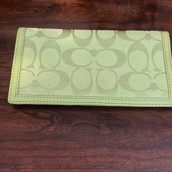 Coach summer fun wallet and checkbook holder as well! 2 Items. - Picture 6 of 6
